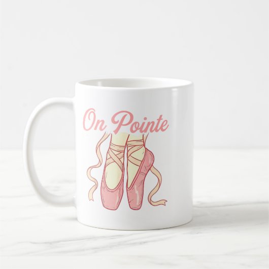On Inte Ballet Funny Ballerina Pun Dance  Kaffeetasse (Links)