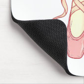 On Inte Ballet Funny Ballerina Pun Dance  Mousepad (Ecke)
