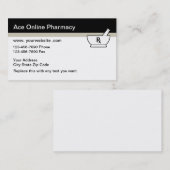 On-line-Apotheken-Visitenkarten Visitenkarte (Vorne/Hinten)