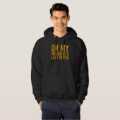 On My Husband's Last Nerve Sarcastic Wife Hoodie (Vorne ganz)