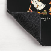 On My Way To Spread The Goosepel  Mousepad (Ecke)