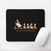 On My Way To Spread The Goosepel  Mousepad (Mit Mouse)
