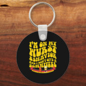 On My Wurst Behavior And I Dont Give A Schnitzel  Schlüsselanhänger (Vorderseite)