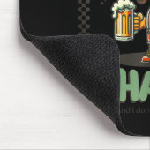 On My Wurst Behavior Dachshund German Beer Prost Mousepad (Ecke)
