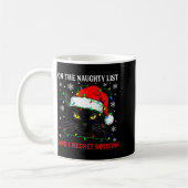 On Naughty List And Regret Nothing Christmas Cat K Kaffeetasse (Links)