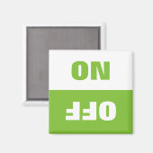 On Off Dishwasher in Gebrauch signalisieren Kühlsc Magnet (Vorderseite/Rückseite)