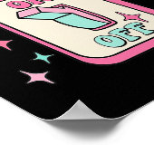 On Off Switching Spaß Mental Health Awareness Retr Poster (Ecke)