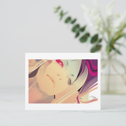 On & On & On & Postcard Postkarte (Stehend Vorderseite)