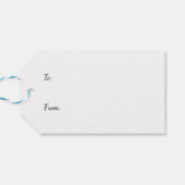 On Point Ballet Dancers Geschenkanhänger (Rückseite Horizontal)