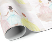 On Point Ballet Dancers Geschenkpapier (Rolleneckpunkt)