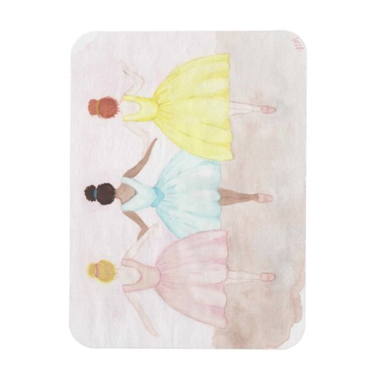 On Point Ballet Dancers Magnet (Vertikal)
