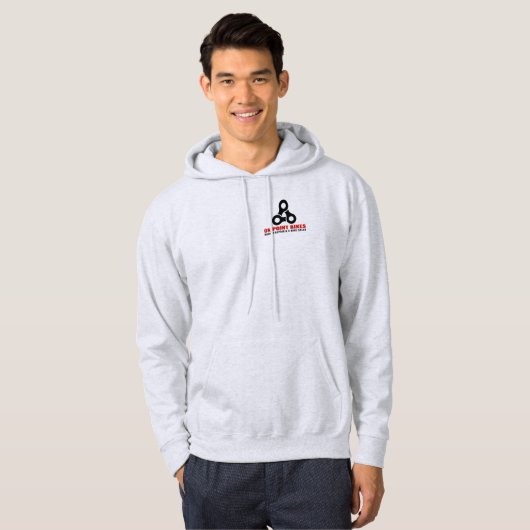 On Point Bikes Mens Custom Hoodie (Vorne ganz)