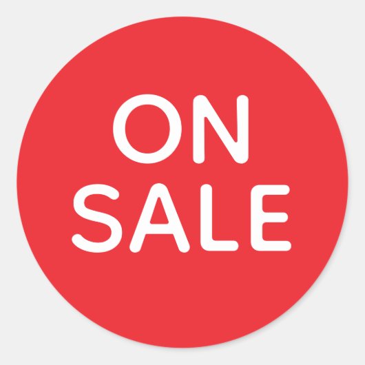 On Sale Sticker | Red Label Promotion (Vorderseite)