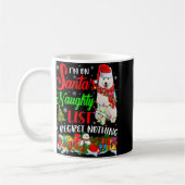 On Santas Naughty List Xmas American Eskimo Kaffeetasse (Links)