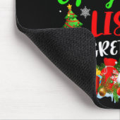 On Santas Naughty List Xmas English Bulldog T Shir Mousepad (Ecke)
