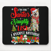 On Santas Naughty List Xmas Shiba Inu Mousepad (Vorne)