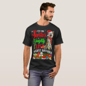 On Santas Naughty List Xmas Shiba Inu T-Shirt (Vorne ganz)