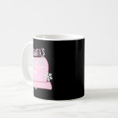 On Santa's Petty List Me Santa Christmas Design Lo Kaffeetasse (Vorderseite Links)