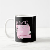 On Santa's Petty List Me Santa Christmas Design Lo Kaffeetasse (Links)