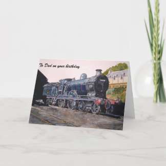 "On Shed" Caledonian Eisenbahn Dampfschiff-Motor Karte