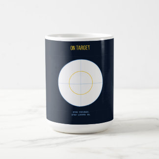 On Target — 90er Maximalist-Kaffeetasse | Retro Kaffeetasse