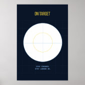 On Target — 90er-Maximalist-Poster | Retro-Schlafz Poster (Vorne)