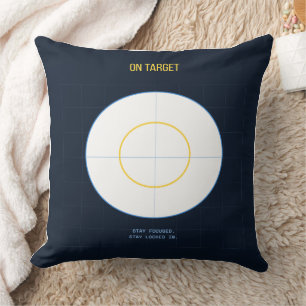 On Target — 90er Maximalist-Wurfkissen   Retro  Kissen