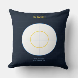 On Target — 90s Maximalist Throw Pillow | Retro  Kissen