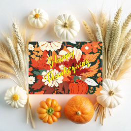 On Thanksgiving we remember your friendship Karte