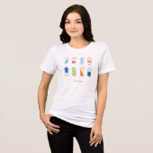 On the Beach Tri-Blend Shirt (Vorderseite voll)