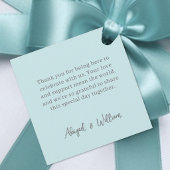 On The Beach Wedding Geschenkanhänger