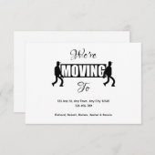 On the Move New Home Announcement Ankündigung (Vorne/Hinten)