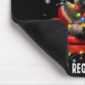 On The Naughty List And I Regret Nothing Dabbing R Mousepad (Ecke)
