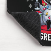 On The Naughty List And I Regret Nothing Dabbing R Mousepad (Ecke)