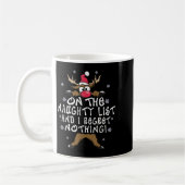 On The Naughty List And I Regret Nothing Reindeer Kaffeetasse (Links)