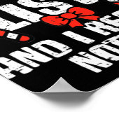 On The Naughty List And I Regret Nothing Xmas 1 T Poster (Ecke)