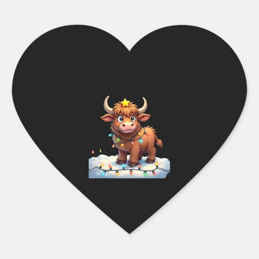 On The Naughty List And Reget Nothing Christmas Hi Herz-Aufkleber (Vorderseite)