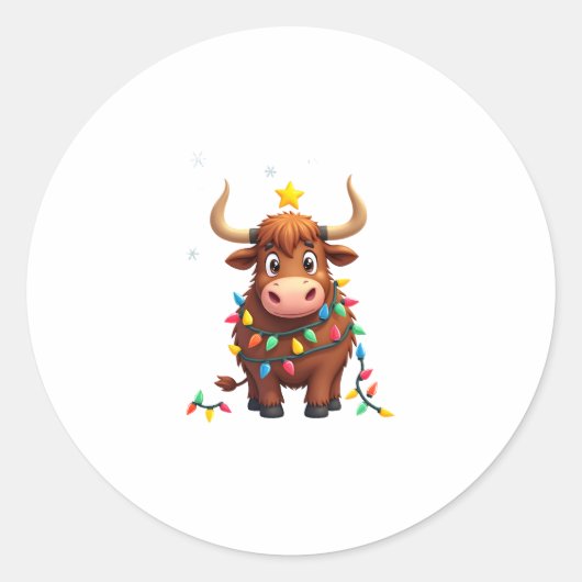 On The Naughty List And Reget Nothing Christmas Hi Runder Aufkleber (Vorderseite)