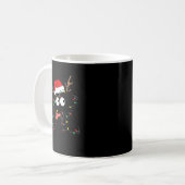 On The Naughty List I Regret Nothing Cat Christmas Kaffeetasse (Vorderseite Links)