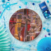 On The Old Firetruck Pappteller (Party)