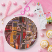 On The Old Firetruck Pappteller (Party)