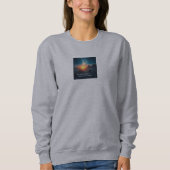 "On the Path of Reflection: Find Your Right Place" Sweatshirt (Vorderseite)