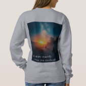 "On the Path of Reflection: Find Your Right Place" Sweatshirt (Rückseite)