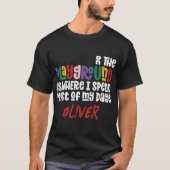 On The Playground Tygraphy Modern Teacher Gift T S T-Shirt (Vorderseite)