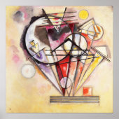 On the Points by Wassily Kandinsky Poster (Vorne)