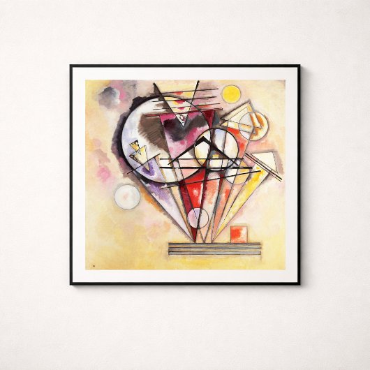 On the Points by Wassily Kandinsky Poster