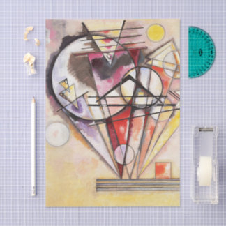 On the Points by Wassily Kandinsky Seidenpapier