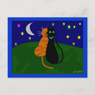 "On The Prowl", Katzen Kunstgeschenke — Künstler G Postkarte