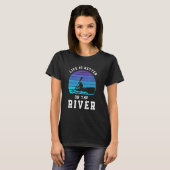 On The River Canoe Kayak T-Shirt (Vorne ganz)