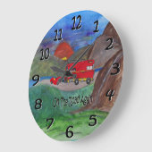 on the road again wall clock große wanduhr (Winkel)